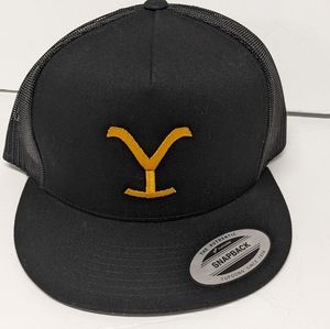 Yellowstone Embroidered Logo Snapback Ball Cap